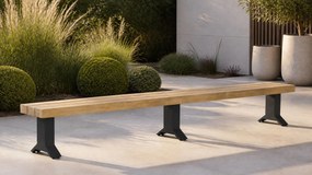Tuinset 8 personen 330 cm Aluminium/Textileen /Aluminium/textileen Grijs Lifestyle Garden Furniture Brandon/Superior