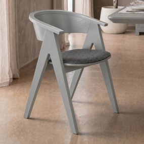 Zuiver Ndsm Design Eetkamerstoel Grijs Hout