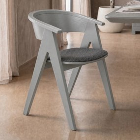 Zuiver Ndsm Design Eetkamerstoel Grijs Hout