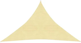 vidaXL Zonnezeil 160 g/m² 4x4x5,8 m HDPE beige