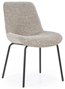 By-Boo Base Scandinavische Eetkamerstoel Met Armleuningen Taupe