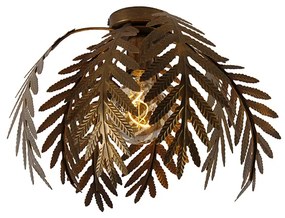 Vintage plafondlamp goud 34 cm - Botanica Landelijk E27 Binnenverlichting Lamp