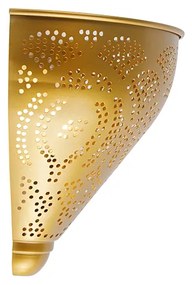 Oosterse wandlamp goud met lichteffect - Zayn