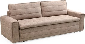 Bruine Slaapbank Met Strepen Stiksel