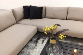 Barcelona/Cuba Sunbrella loungeset - Taupe - 3-delig