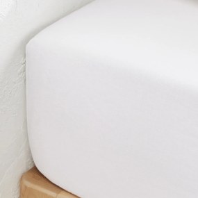 Hoeslaken in gewassen linnen, omslag 35 cm, Linot