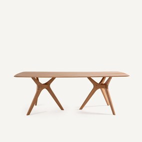 Rechthoekige tafel in massieve eik, Maricielo