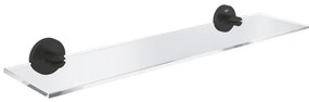 GROHE Start QuickFix Planchet - 53x14.5cm - mat glas - mat zwart 412022430