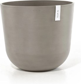 Ecopots bloempot Oslo 55  - Rond - Taupe - Diameter 55 x H48,5 cm