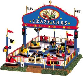 Lemax - 'Crazy Cars' - Verlichte Sights &amp; Sounds met animatie &amp; muziek - Inclusief adapter
