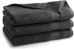 Handdoek Hotel Collectie - 70x140 - 3 stuks - antraciet