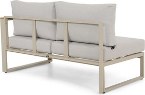 Hoek loungeset 5 personen Aluminium Zand/Beige  Domani Furniture Nordic