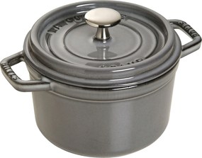 Staub La Cocotte Cocotte 14 cm / 800 ml, Rond, Grafietgrijs - La Cocotte - Staub