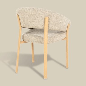 Eetkamerstoel Met Houten Poten Naturel
