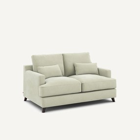 2-zits compacte bank van stonewashed fluweel, ALWINE