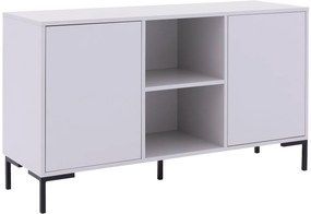 Goossens Basic Dressoir Madrid, 2 deuren met 2 open vakken