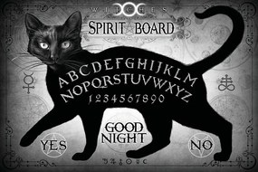 Ilustratie Black Cat Spirit Board, Alchemy