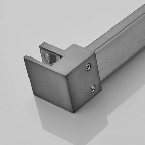 Saniclear Redro stabilisatiestang 100cm incl. muur- en wandbevestiging verouderd ijzer - gunmetal