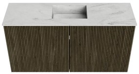 Mondiaz Joya DLux 80cm toiletmeubel shadow met wastafel faye midden 1 kraangat opalo