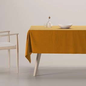 Dekoria Rechthoekig tafelkleed, geel, 100 x 100 cm
