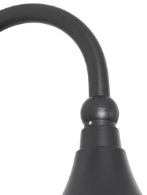 Smart buiten wandlamp met dimmer zwart IP44 incl. Wifi A60 - Daphne Klassiek / Antiek E27 IP44 Buitenverlichting rond