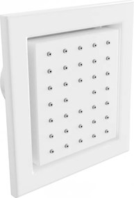 Mexen zij-inbouwdouchekop, wit - 79365-20