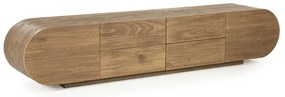 Eleonora King Ovaal Tv-meubel Mangohout 210 Cm - 210x40x43cm.