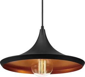 Hangende plafondlamp Costa C Zwart