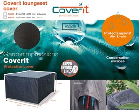 Garden Impressions Loungeset beschermhoes 210x200xH70 cm