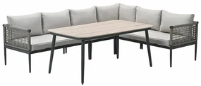 Garden Impressions Burela lounge dining set 5-delig rechts - taupe