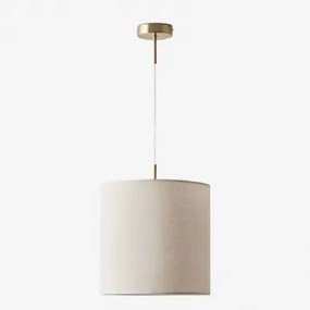 Arlina Stoffen Hanglamp Plafondlamp Gebroken Ø30 Cm - ↑30 Cm Arlina & Goud - Transparant - Sklum