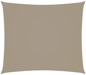 vidaXL Zonnescherm rechthoekig 2,5x3 m oxford stof taupe