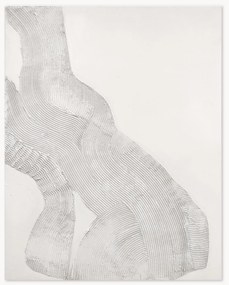 Handbeschilderde canvasdoek White Sculpture 1