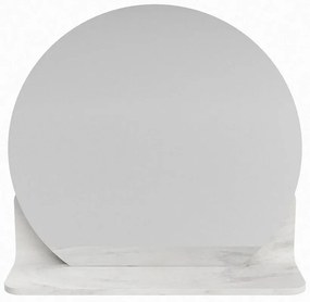 Mondiaz Spot spiegel rond Ø40cm met planchet ostra
