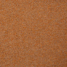Dan-Form Glory Swivel Draaibare Eetkamerstoel Oranje Pumpkin Spice Boucle