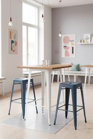 Hoge Torix Tafel Natuurlijk Hout 60 cm