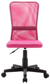 vidaXL Kantoorstoel 44x52x100 cm mesh stof roze