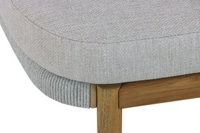 Lifestyle Garden Furniture Bloom Ligbed Aluminium/rope Grijs