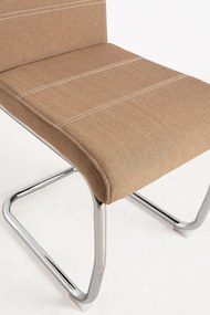 Set 4 Hallen Stoffen Stoelen