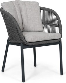 Tuinset 4 personen 125 cm Rope Grijs Lifestyle Garden Furniture Monaco/Ancona