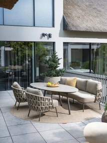 4 Seasons Outdoor Mallorca low dining tuinstoel terre LoungestoelTuinstoel   bruin weerbestendig