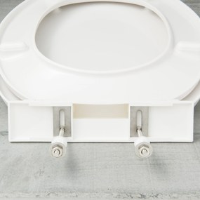Schutte Duroplast WC-zitting met Soft-Close valrem, wit