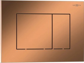 Mexen Tex 02 spoelknop, glanzend roze goud - 6102-09