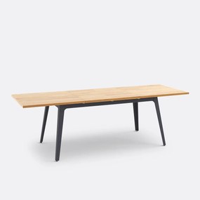 Tafel met 2 verlengstukken 6/8 personen, Daffo