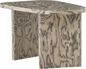 Kleine Organische Salontafel Grijs - 45 X 70cm.