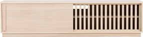 TV Meubel Met Schuifdeur Whitewash - 180x40x45cm.