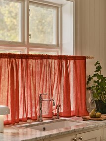 Linnen lichtfilterend gordijn met roedezoom Linn, B 250 cm