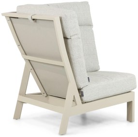 Hoek loungeset 6 personen Aluminium Taupe  Lifestyle Garden Furniture Evora