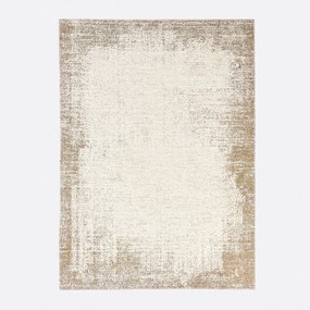 Plat geweven vloerkleed met used effect, Inoka