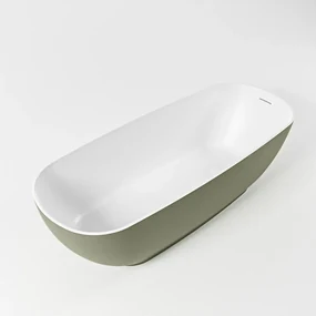 Mondiaz Rock vrijstaand bad 170x70cm kleur army/talc